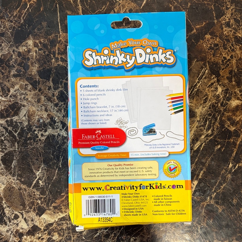 UNOPENED Shrinky Dinks Craft Kit - Colorful DIY Fun - Picture 2 of 4